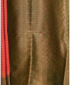 Red Soft Silk All-Over Zari Work Banarasi Saree