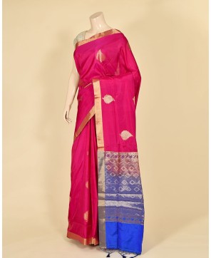 Rani Art Silk Banarasi All Over Buta Work Banarasi Saree