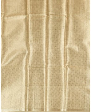 Royal Beige Cotton Banarasi Plain Work Banarasi Saree