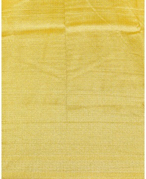 Lemon Yellow Banarasi Georgette Silver Zari Saree