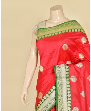 Rani Pure Katan Silk Banarasi Saree