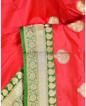 Rani Pure Katan Silk Banarasi Saree